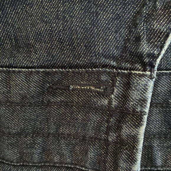 VTG Y2K Louie Denim Blazer Women 14 Dark Wash‎ Jacket Feminine Preppy - Picture 10 of 16